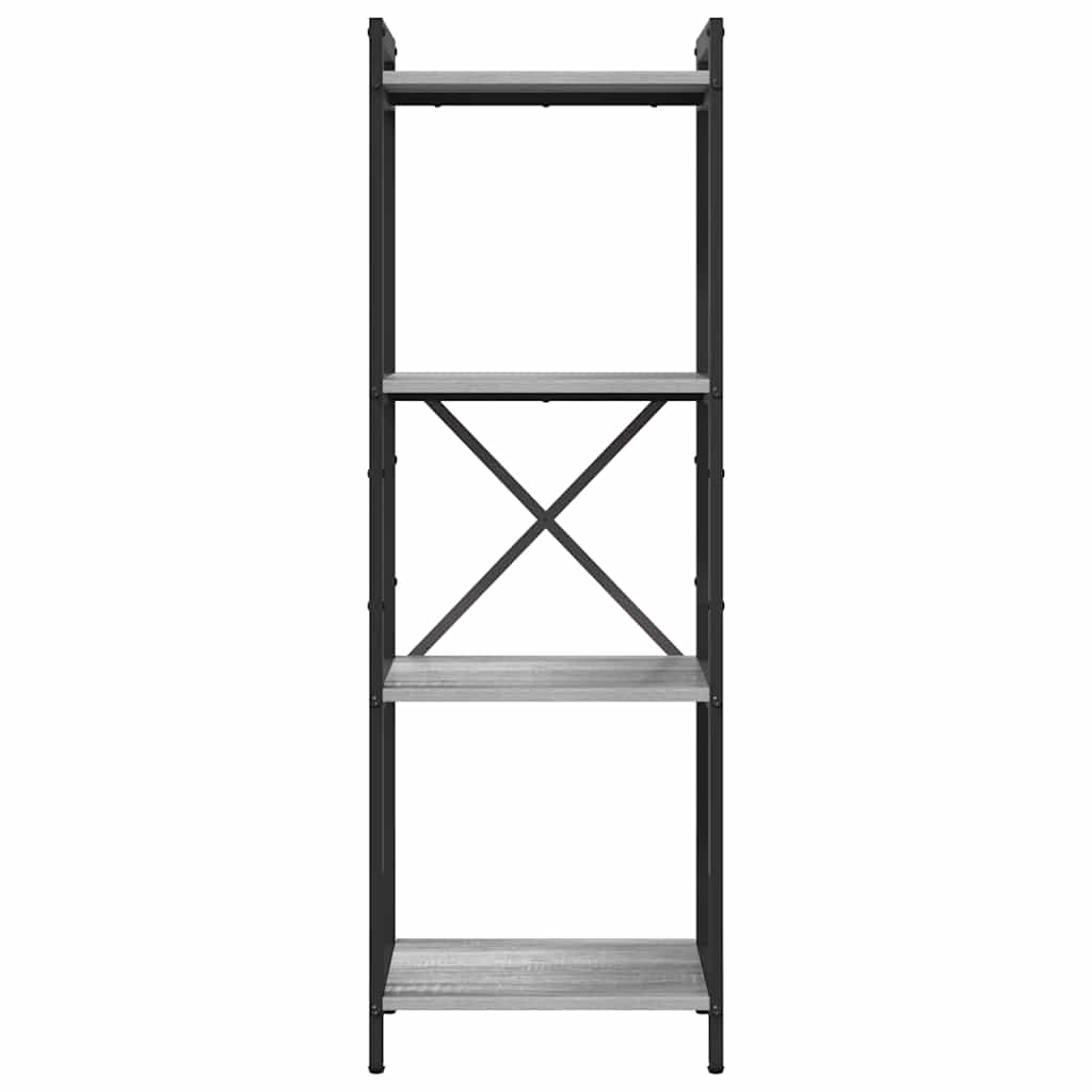 vidaXL Półka na książki Szary dąb sonoma 40 x 30 x 119 cm