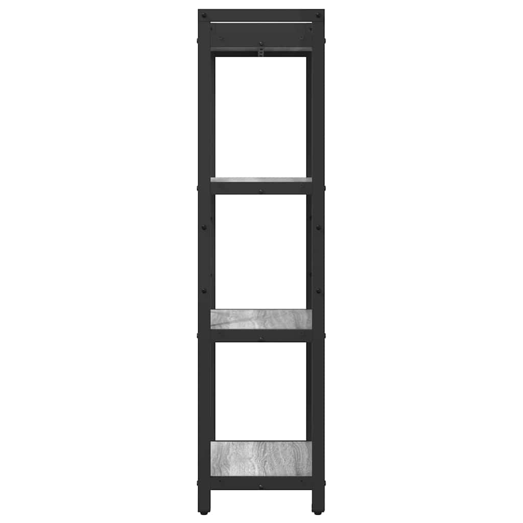 vidaXL Półka na książki Szary dąb sonoma 40 x 30 x 119 cm