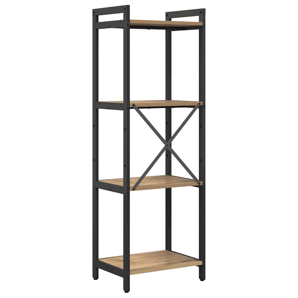 vidaXL Półka na książki Dąb rzemieślniczy 40 x 30 x 119 cm