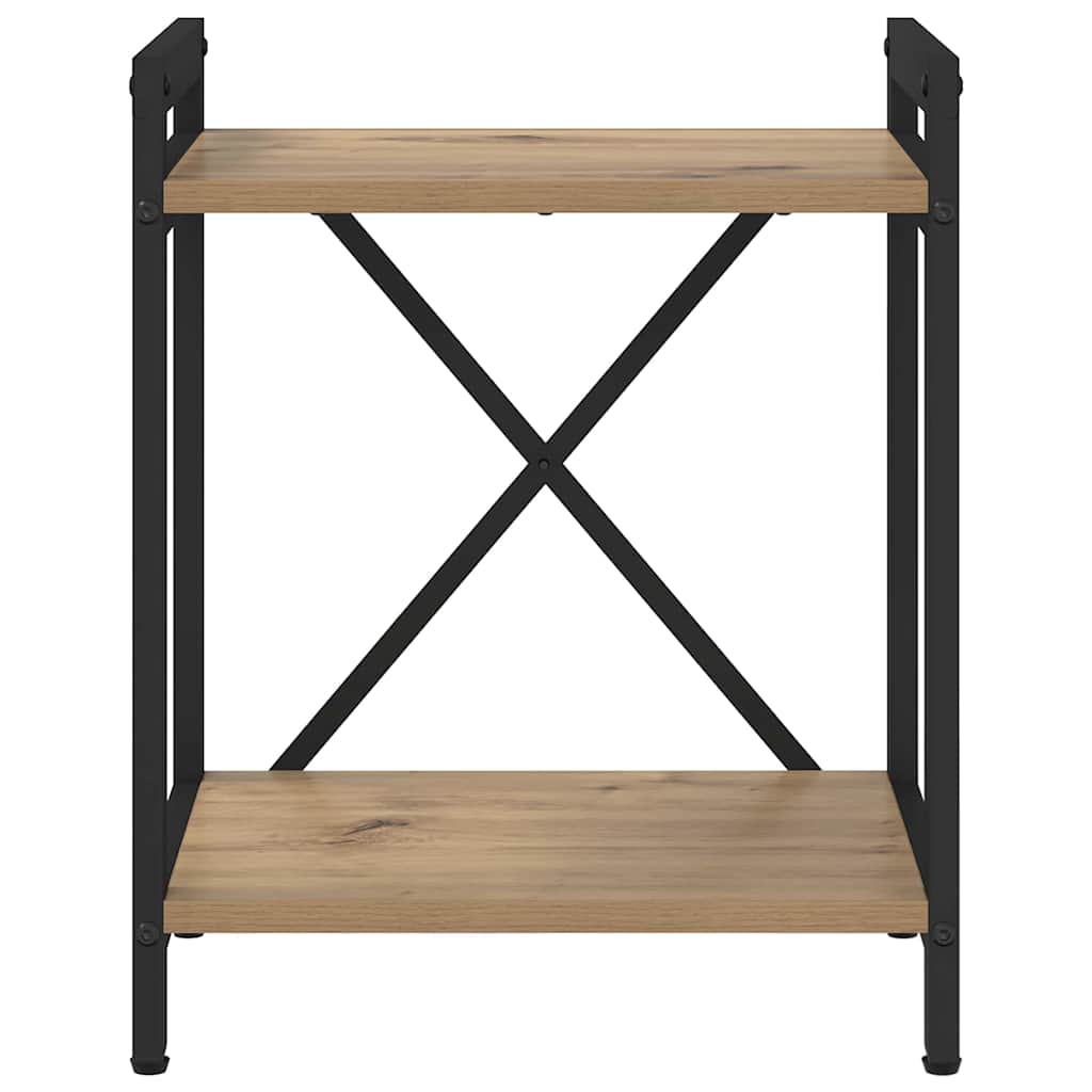vidaXL Półka na książki Dąb rzemieślniczy 40 x 30 x 50 cm