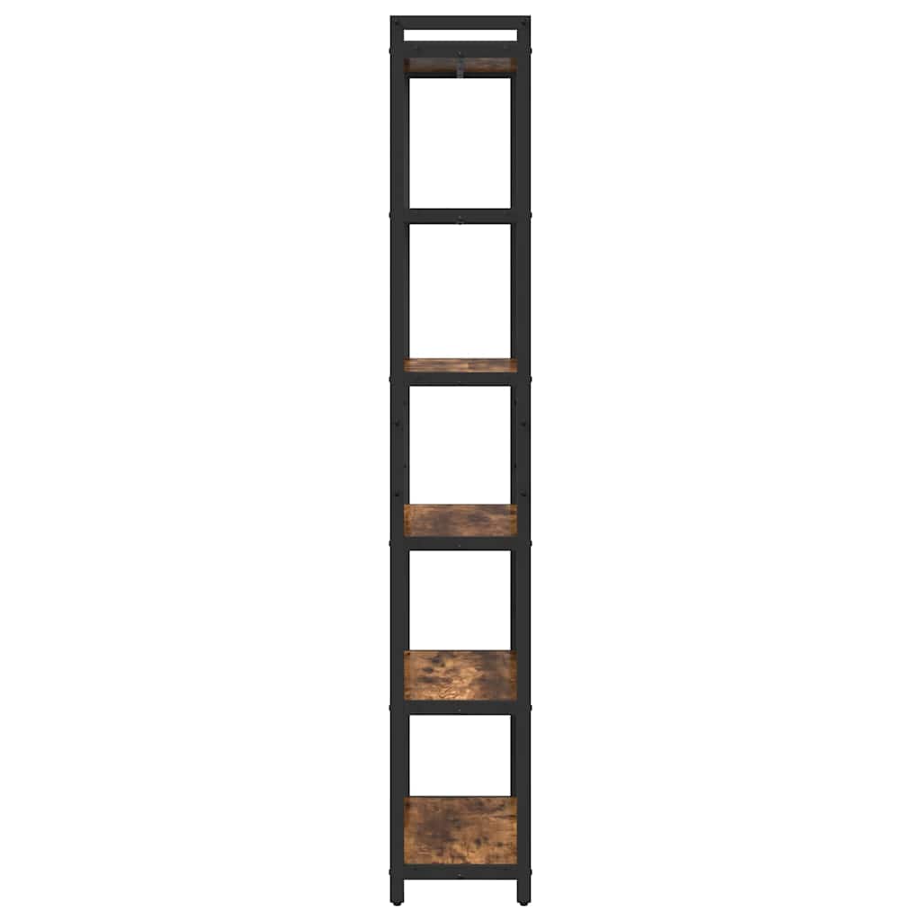 vidaXL Półka na książki Dąb wędzony 60 x 30 x 189,5 cm