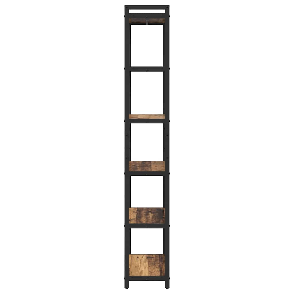 vidaXL Półka na książki Stare drewno 60 x 30 x 189,5 cm