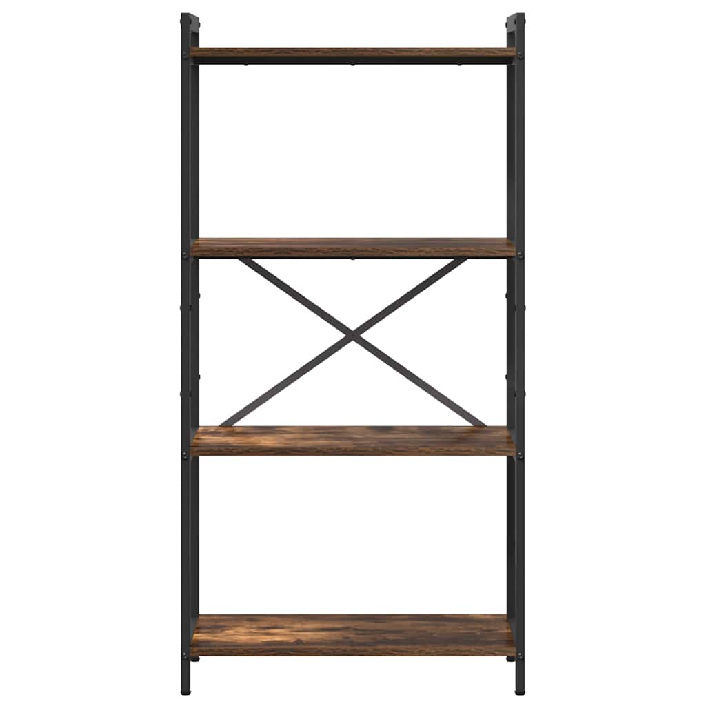 vidaXL Półka na książki Dąb wędzony 60 x 30 x 120 cm