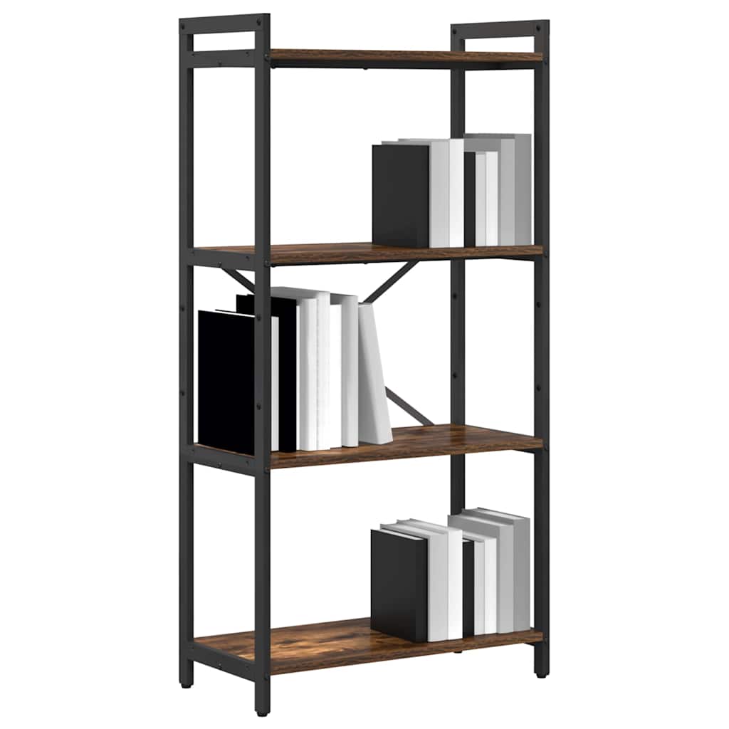 vidaXL Półka na książki Dąb wędzony 60 x 30 x 120 cm