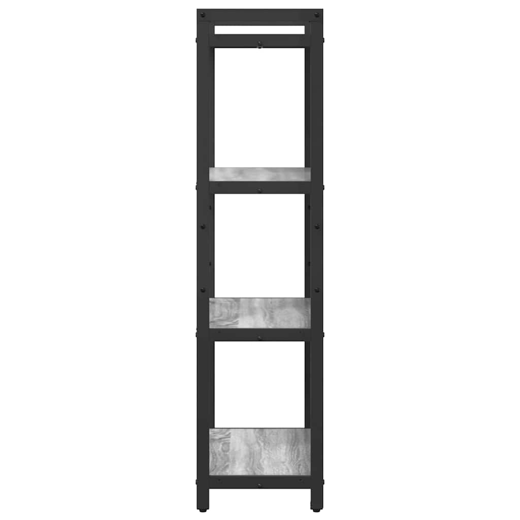 vidaXL Półka na książki Szary dąb sonoma 60 x 30 x 120 cm