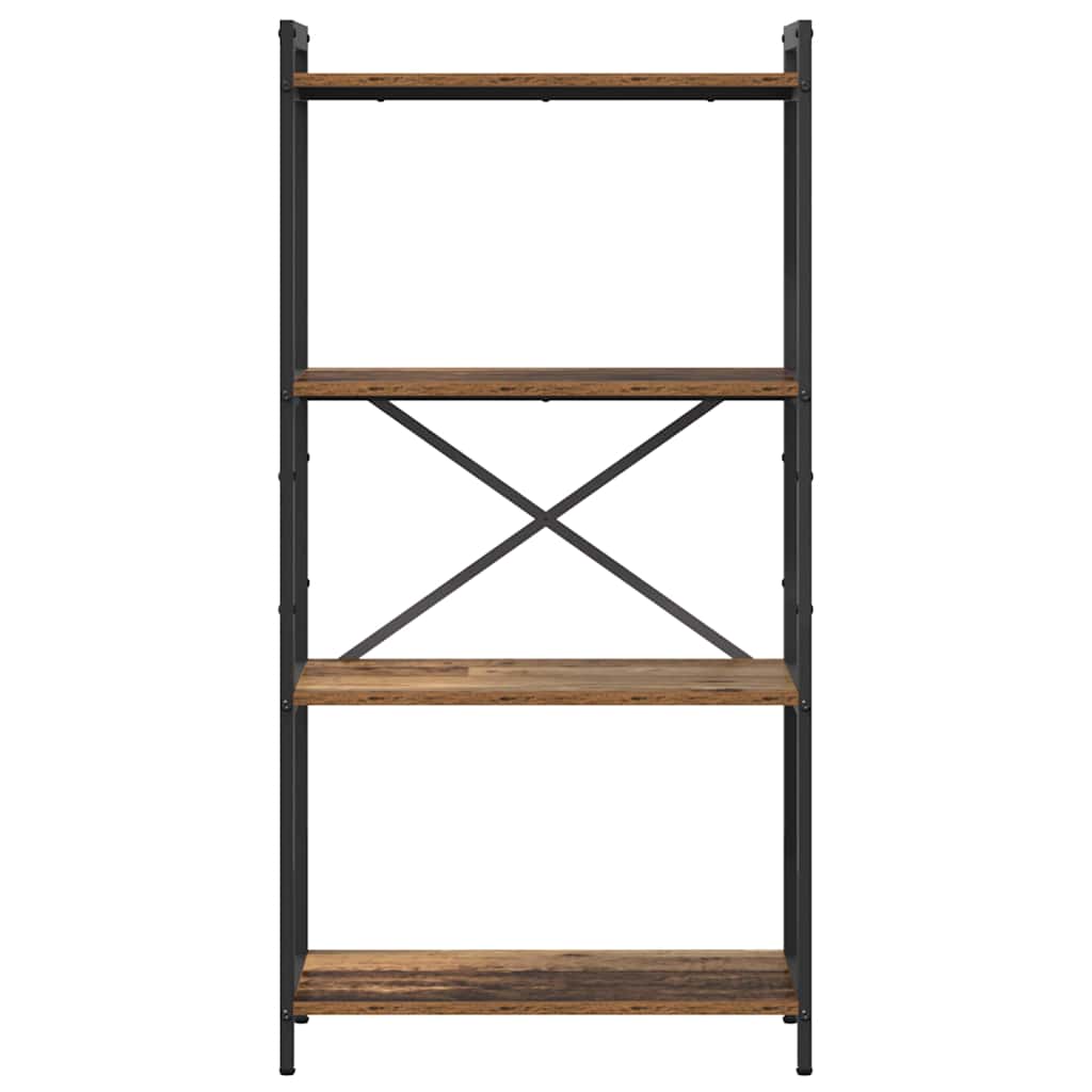 vidaXL Półka na książki Stare drewno 60 x 30 x 120 cm