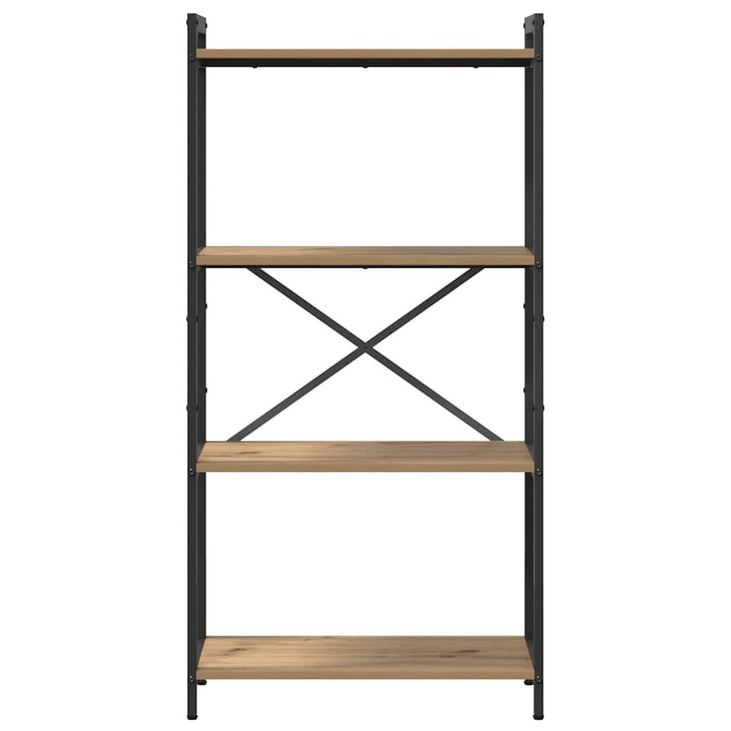 vidaXL Półka na książki Dąb rzemieślniczy 60 x 30 x 120 cm