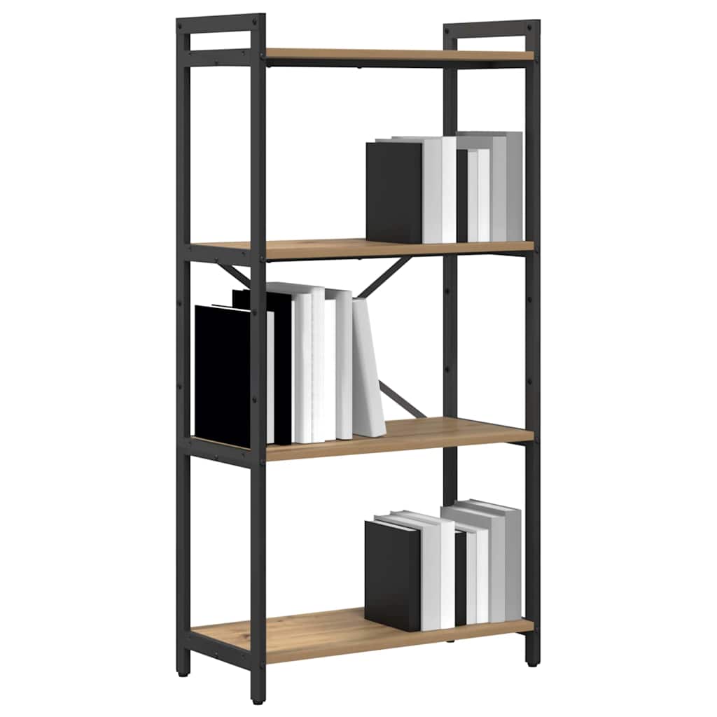 vidaXL Półka na książki Dąb rzemieślniczy 60 x 30 x 120 cm