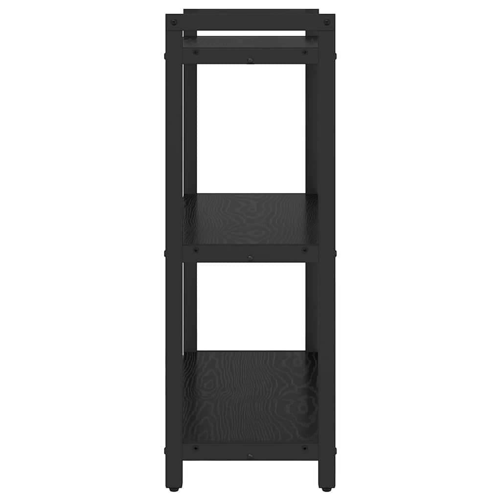 vidaXL Półka na książki Czarny Dąb 60 x 30 x 85 cm