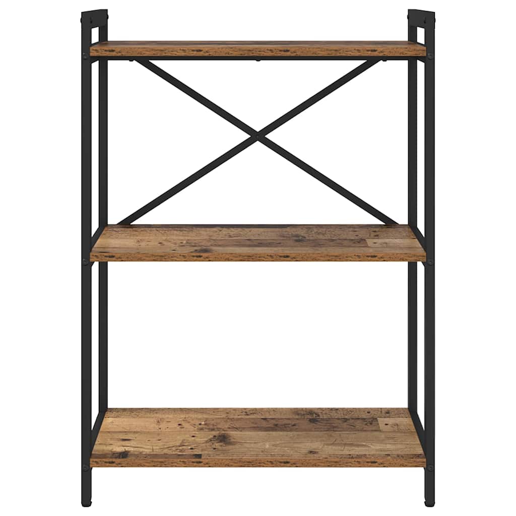 vidaXL Półka na książki Stare drewno 60 x 30 x 85 cm