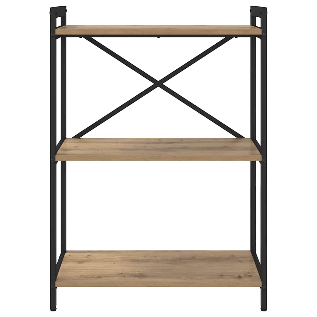 vidaXL Półka na książki Dąb rzemieślniczy 60 x 30 x 85 cm