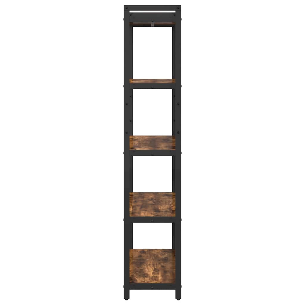 vidaXL Półka na książki Dąb wędzony 80 x 30 x 155 cm