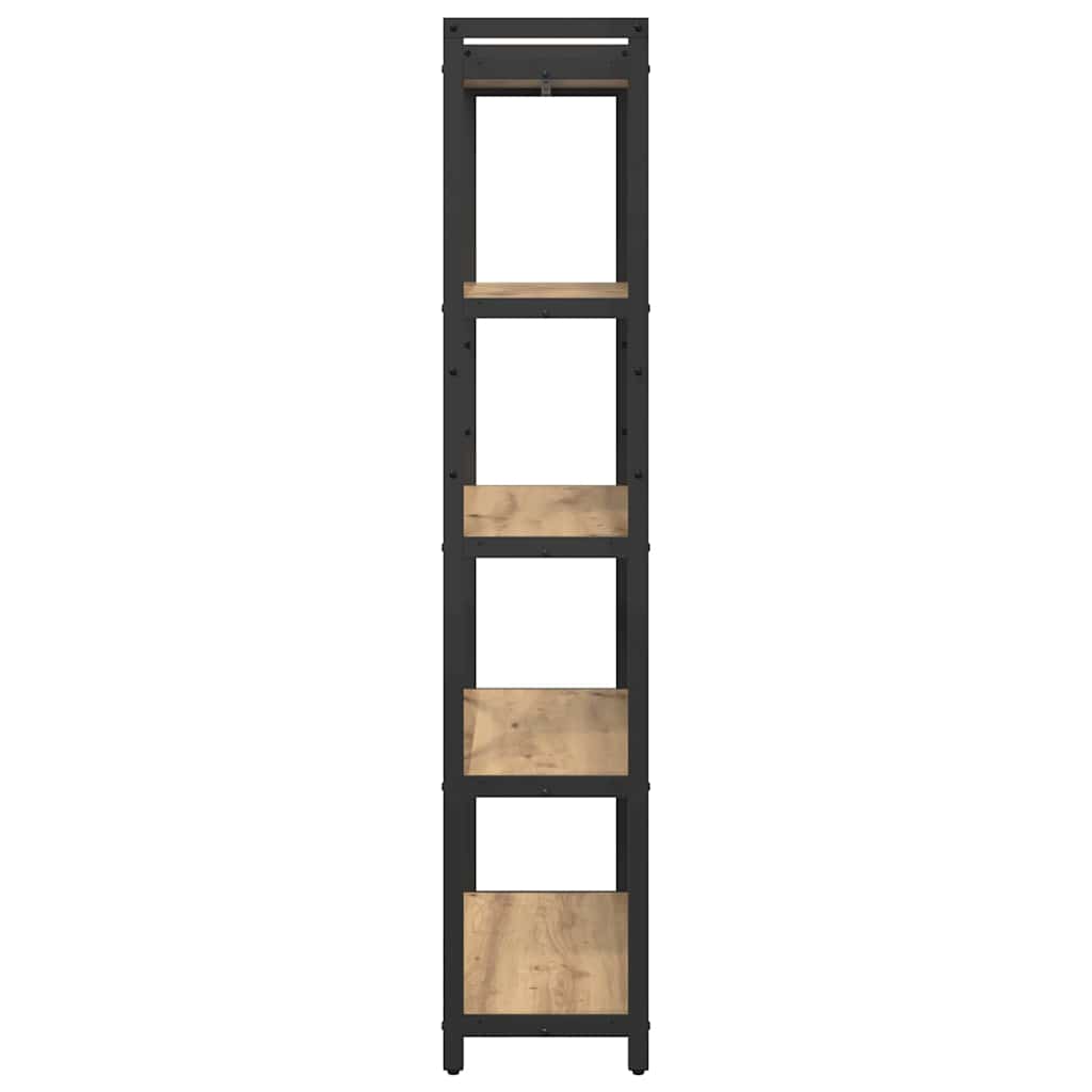 vidaXL Półka na książki Dąb rzemieślniczy 80 x 30 x 155 cm