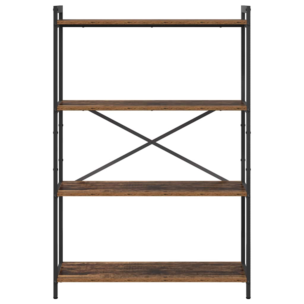 vidaXL Półka na książki Stare drewno 80 x 30 x 120 cm