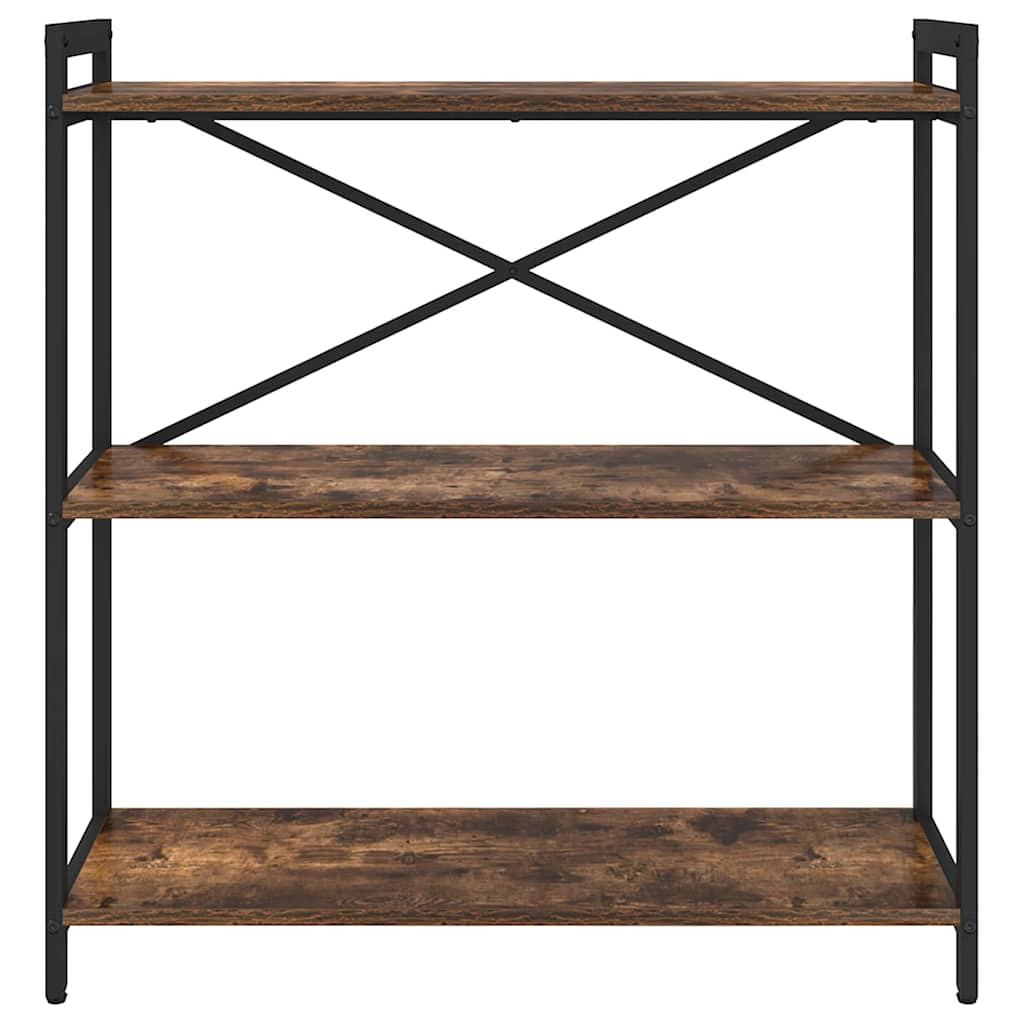 vidaXL Półka na książki Dąb wędzony 80 x 30 x 85 cm