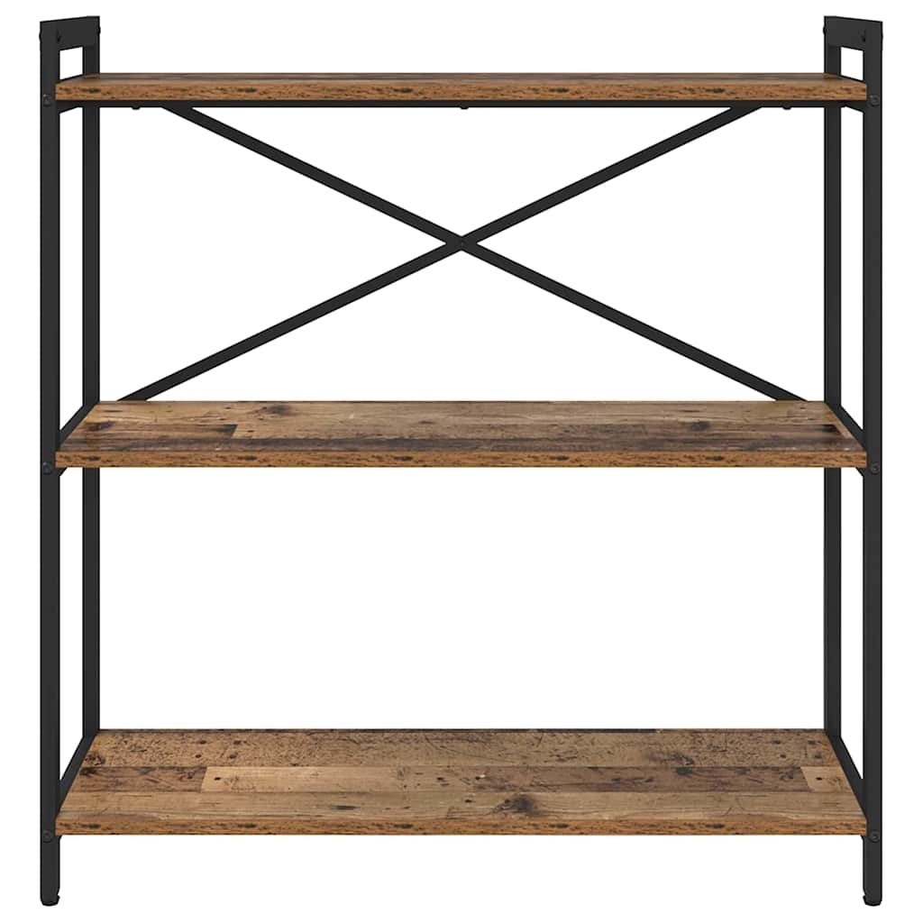 vidaXL Półka na książki Stare drewno 80 x 30 x 85 cm