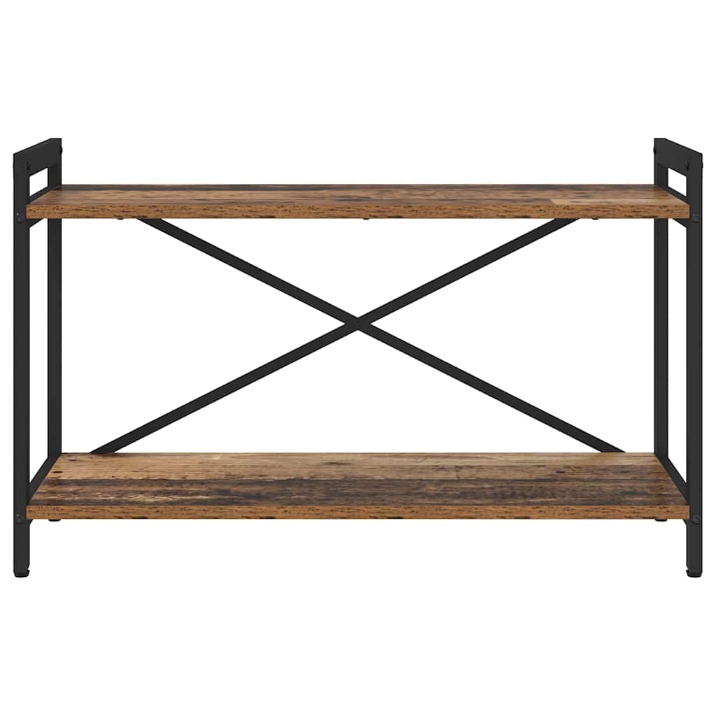 vidaXL Półka na książki Stare drewno 80 x 30 x 50 cm