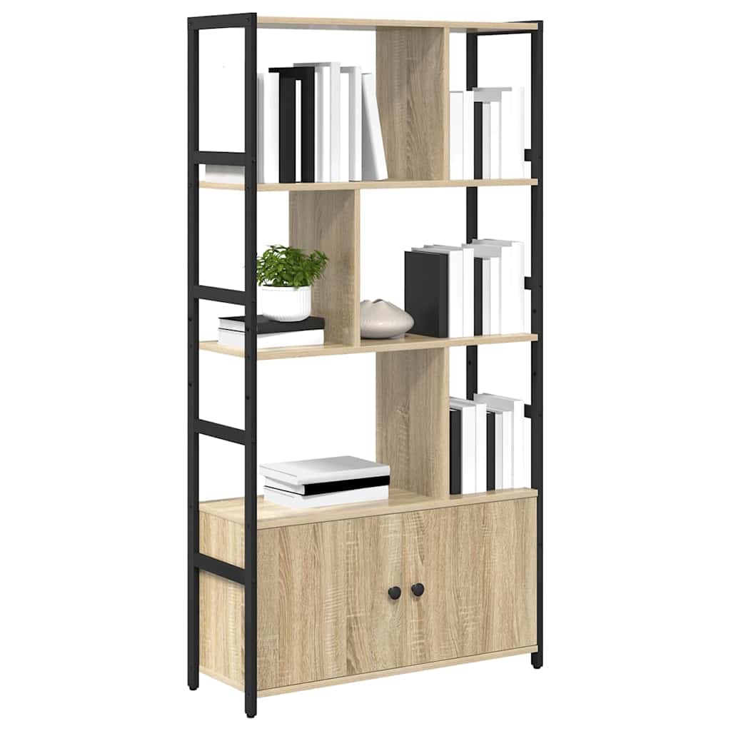 vidaXL Półka na książki Dąb Sonoma 80 x 30 x 155,5 cm