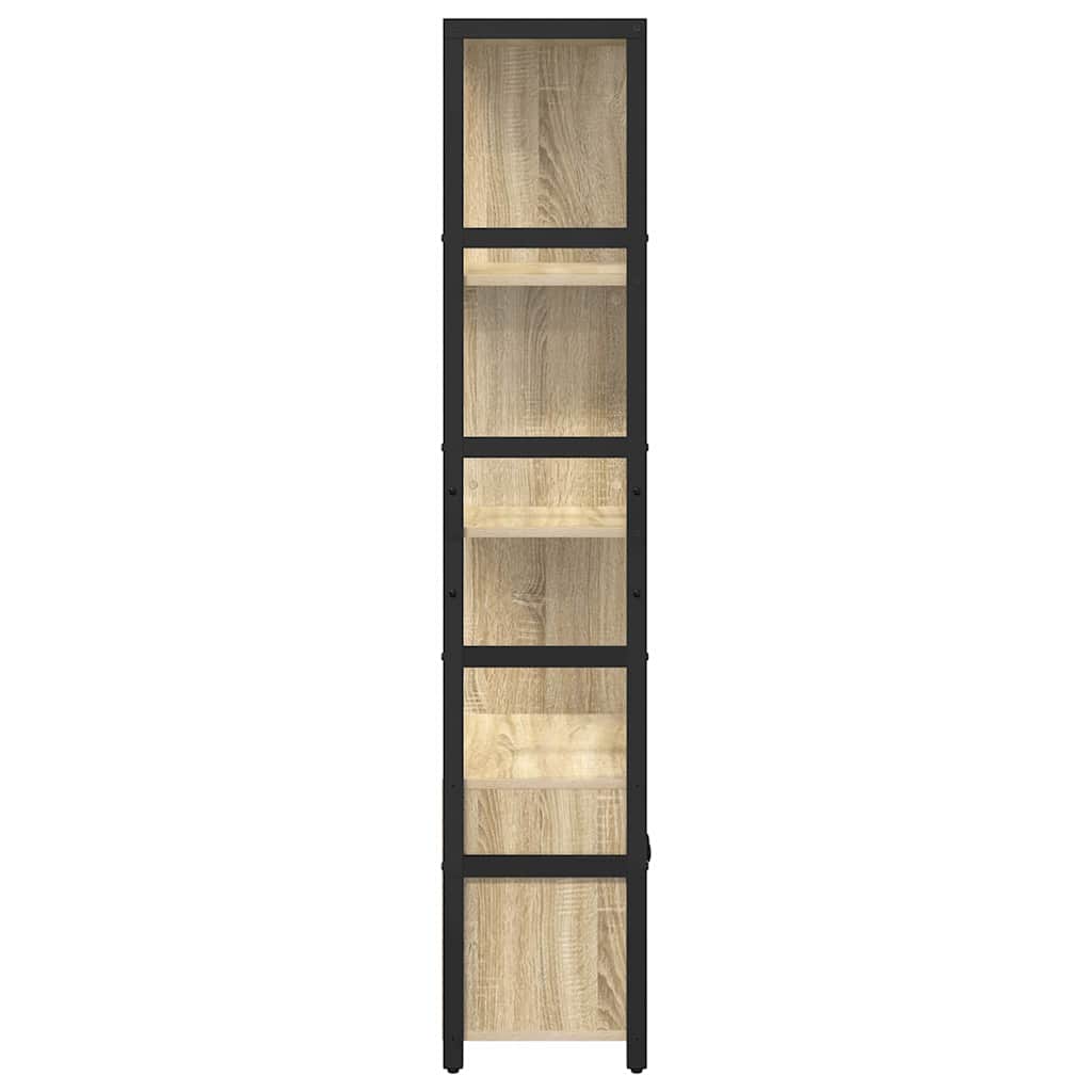 vidaXL Półka na książki Dąb Sonoma 80 x 30 x 155,5 cm