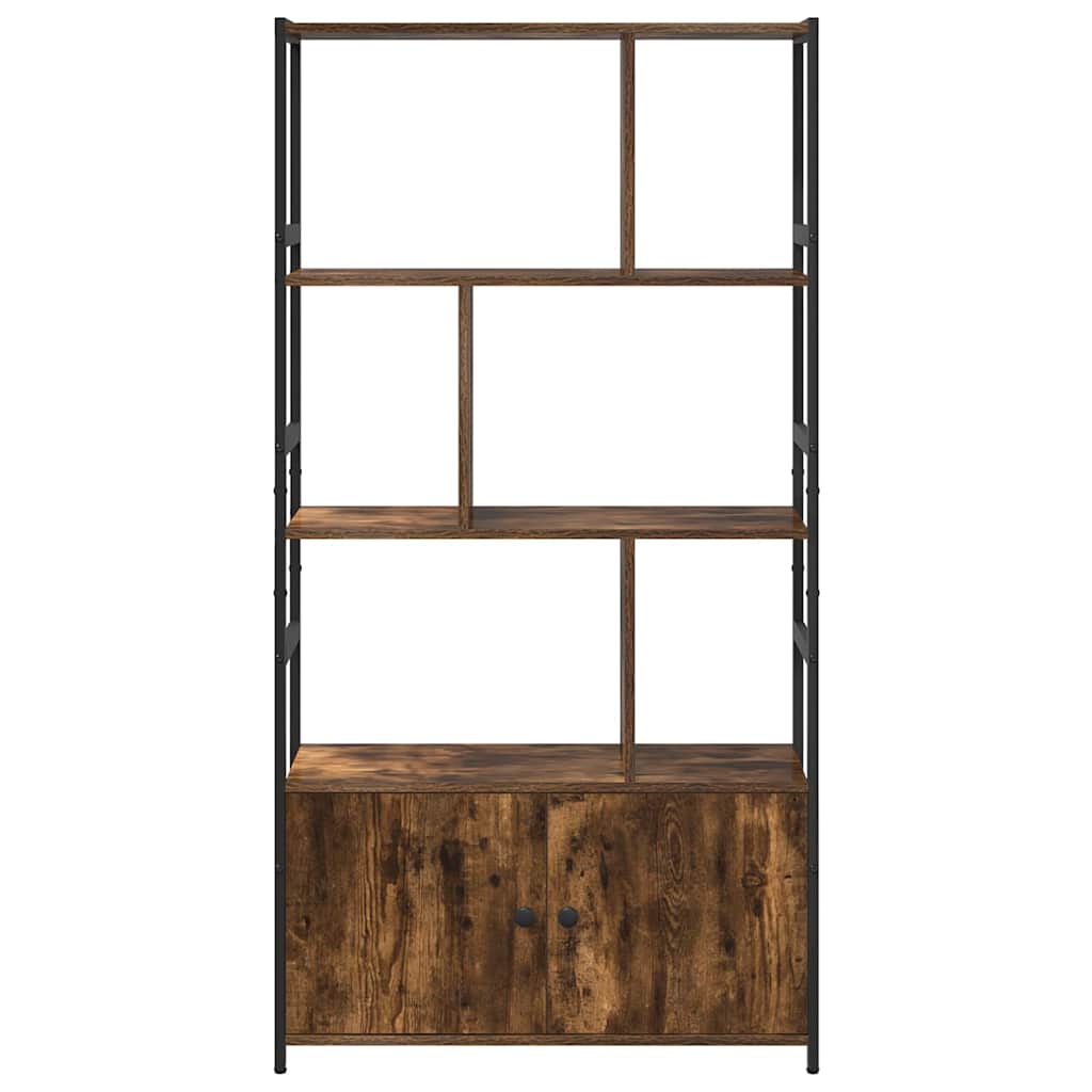 vidaXL Półka na książki Dąb wędzony 80 x 30 x 155,5 cm