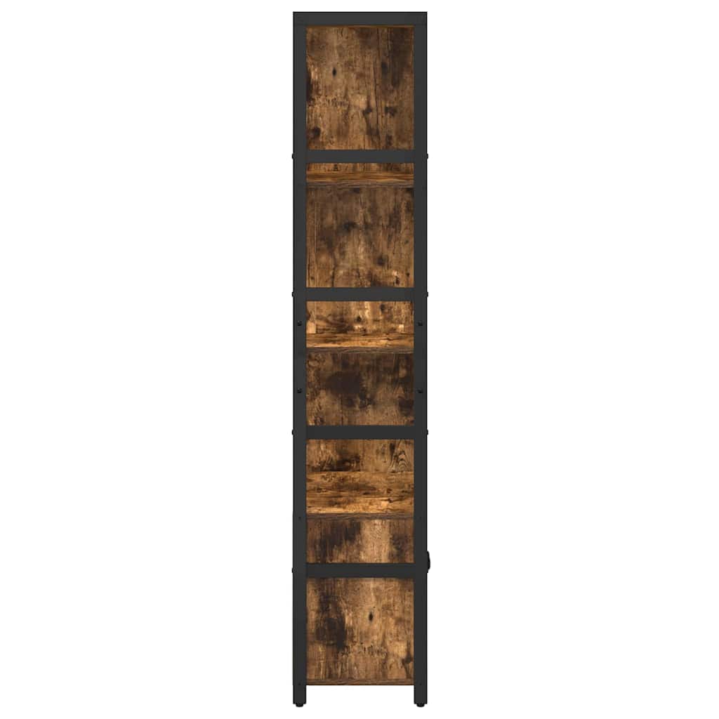 vidaXL Półka na książki Dąb wędzony 80 x 30 x 155,5 cm