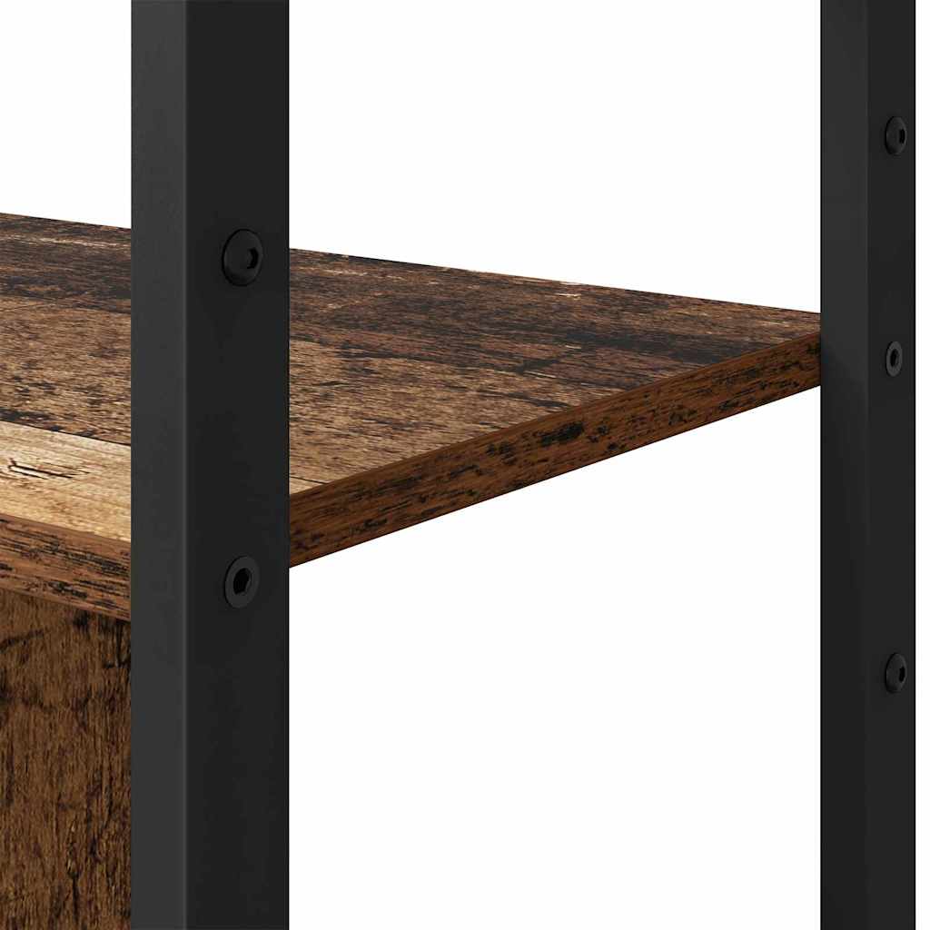 vidaXL Półka na książki Stare drewno 80 x 30 x 155,5 cm