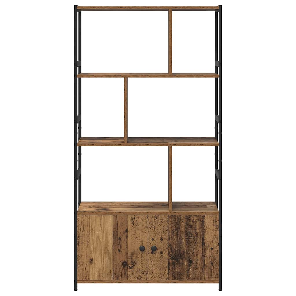 vidaXL Półka na książki Stare drewno 80 x 30 x 155,5 cm