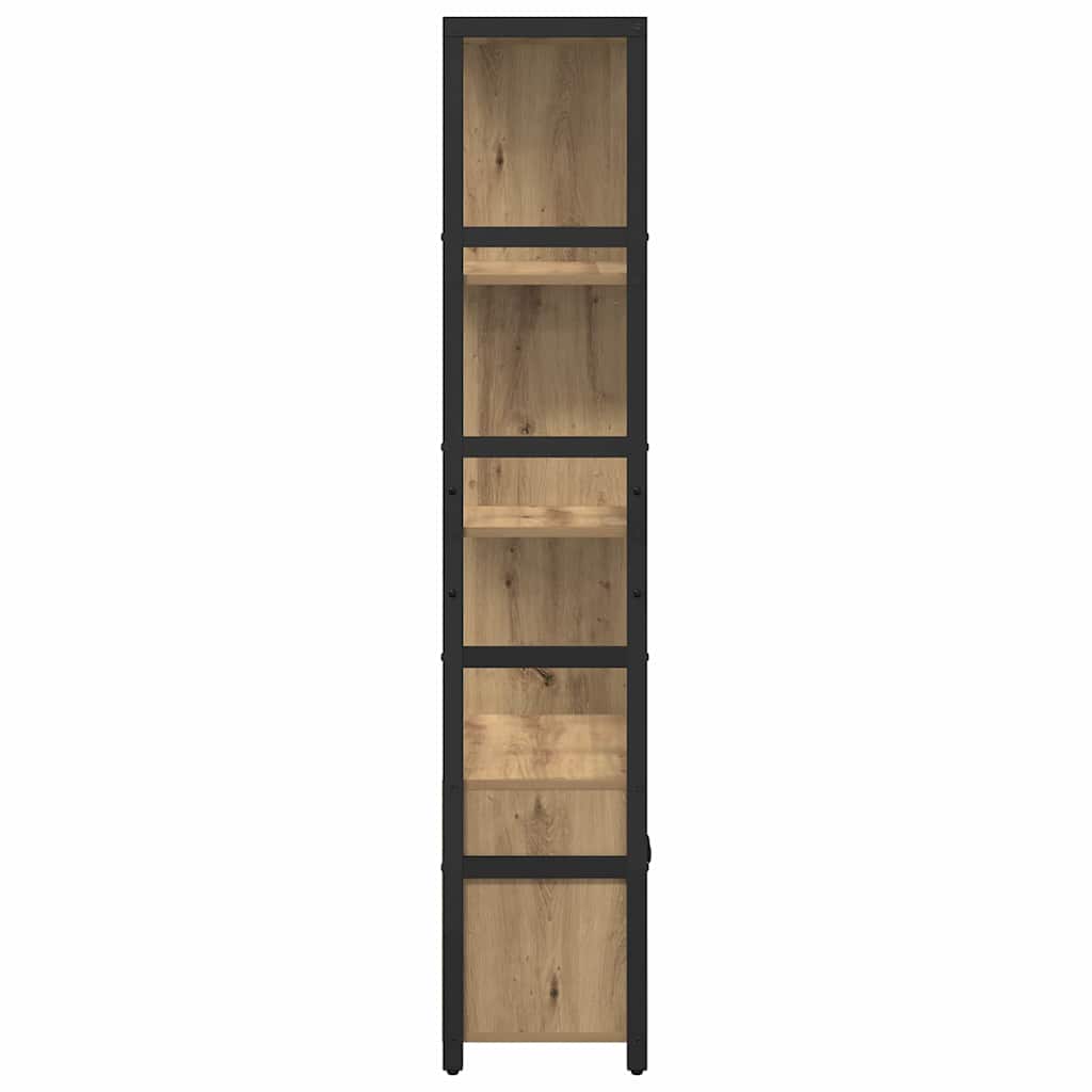 vidaXL Półka na książki Dąb rzemieślniczy 80 x 30 x 155,5 cm