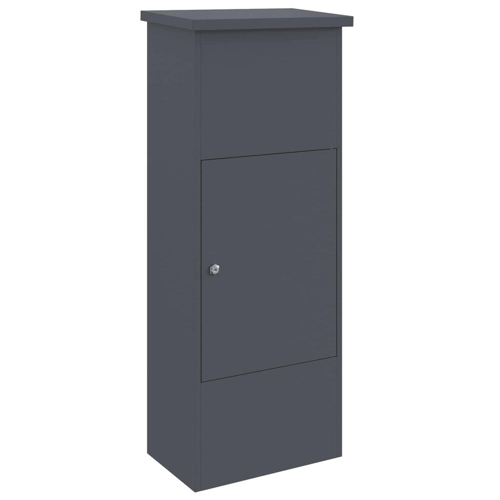 vidaXL Skrzynka na przesyłki Antracyt 44,5 x 29 x 110,5 cm Stal
