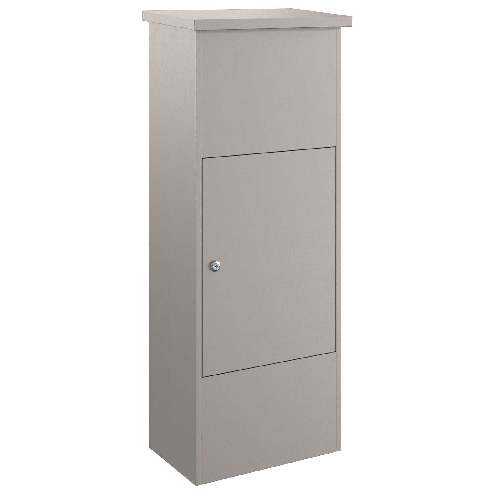 vidaXL Skrzynka na przesyłki z drzwiami Rdzawy 44,5 x 29 x 110,5 cm