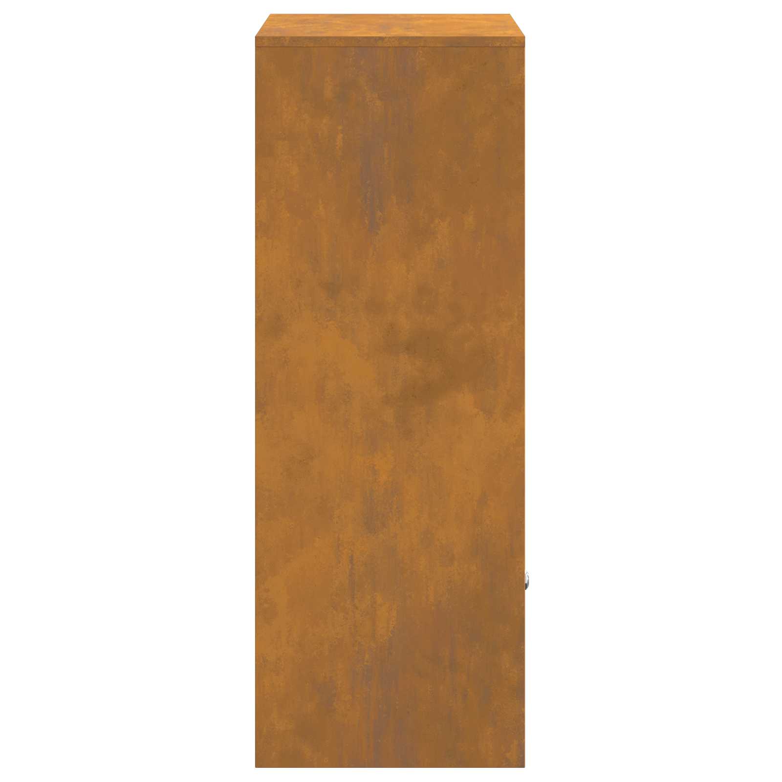 vidaXL Skrzynka na przesyłki Rdzawy 41 x 38 x 103 cm Stal kortenowska