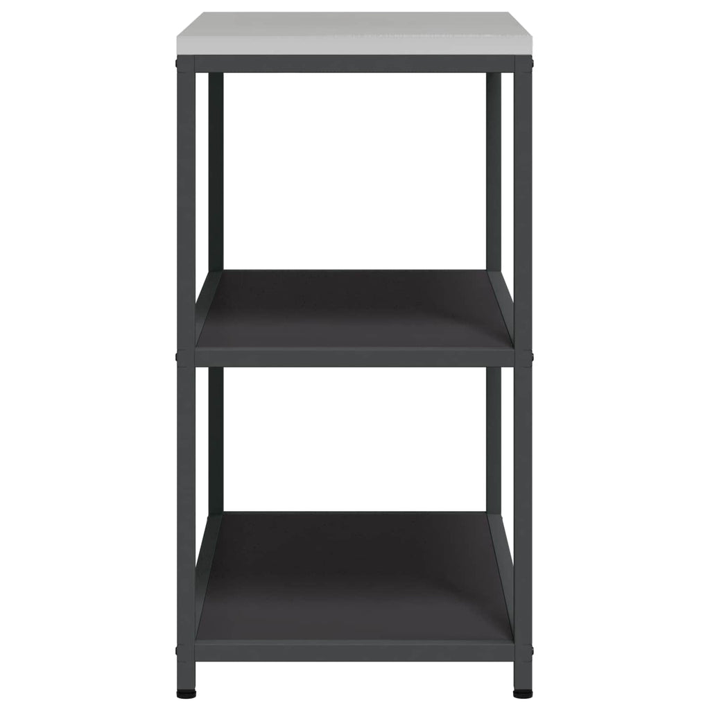 vidaXL Przechowywanie w kuchni HATTEM Czarny 90 x 50 x 92 cm Stal