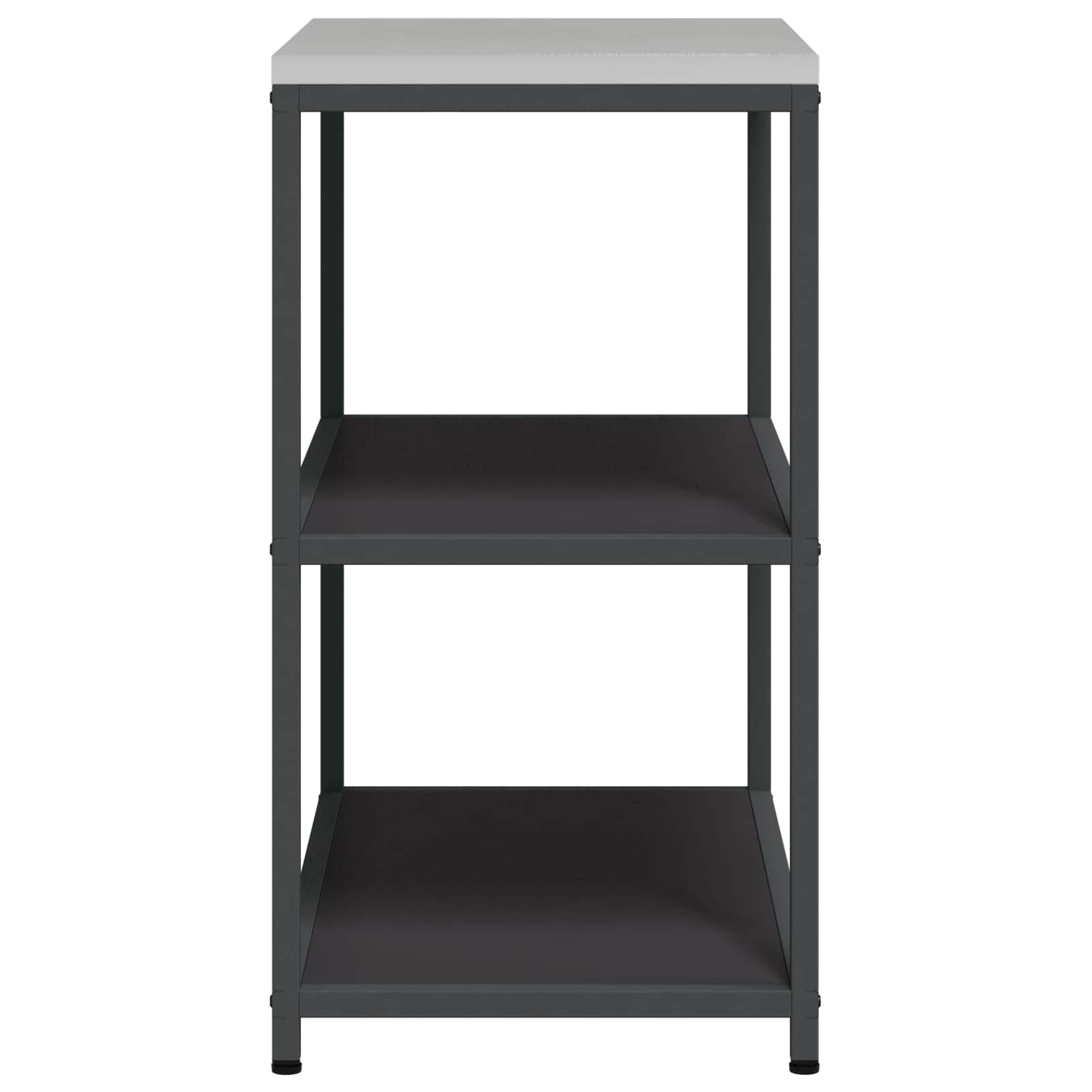 vidaXL Przechowywanie w kuchni HATTEM Czarny 90 x 50 x 92 cm Stal