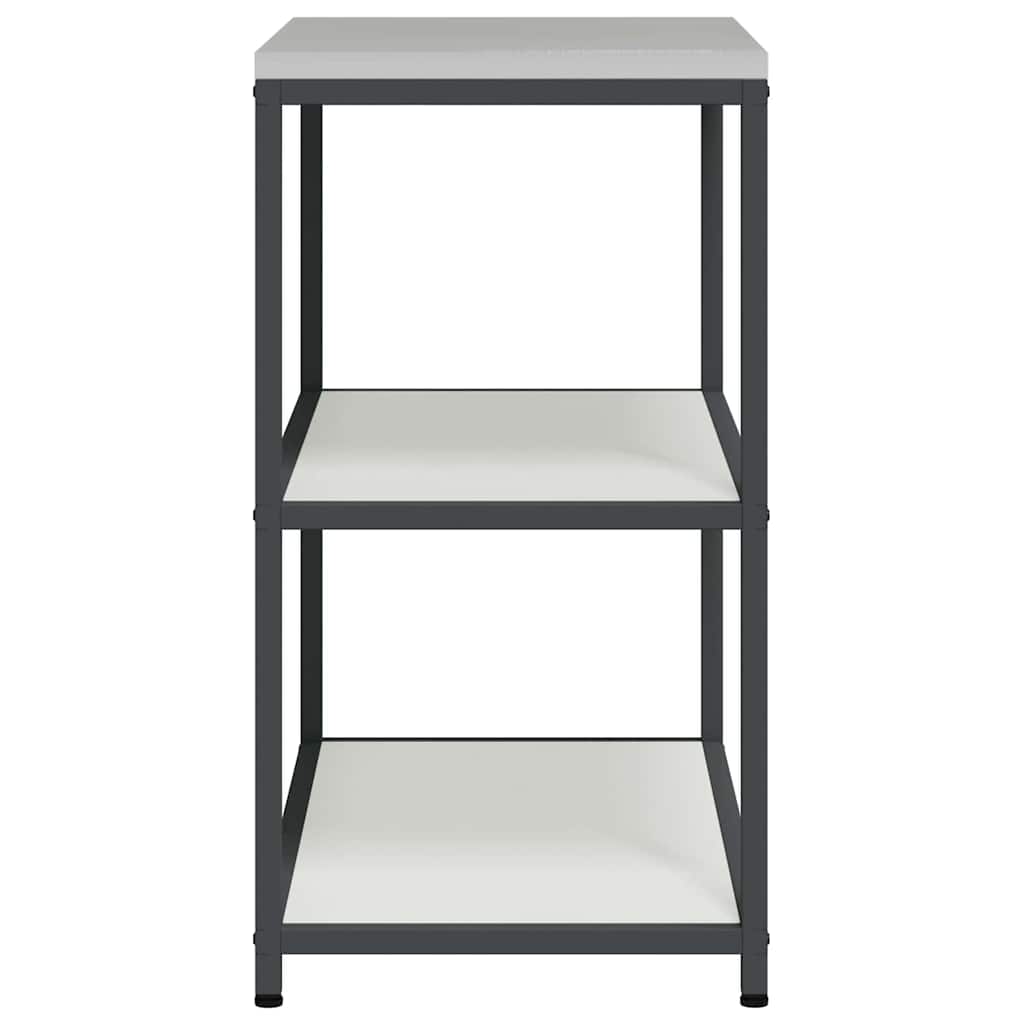 vidaXL Przechowywanie w kuchni HATTEM Biały 90 x 50 x 92 cm Stal