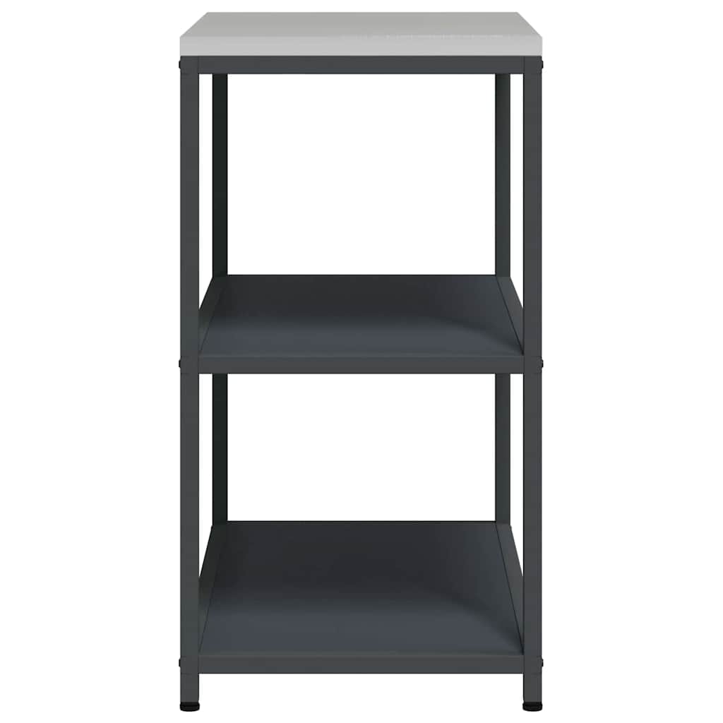 vidaXL Przechowywanie w kuchni HATTEM antracytowy 90 x 50 x 92 cm Stal