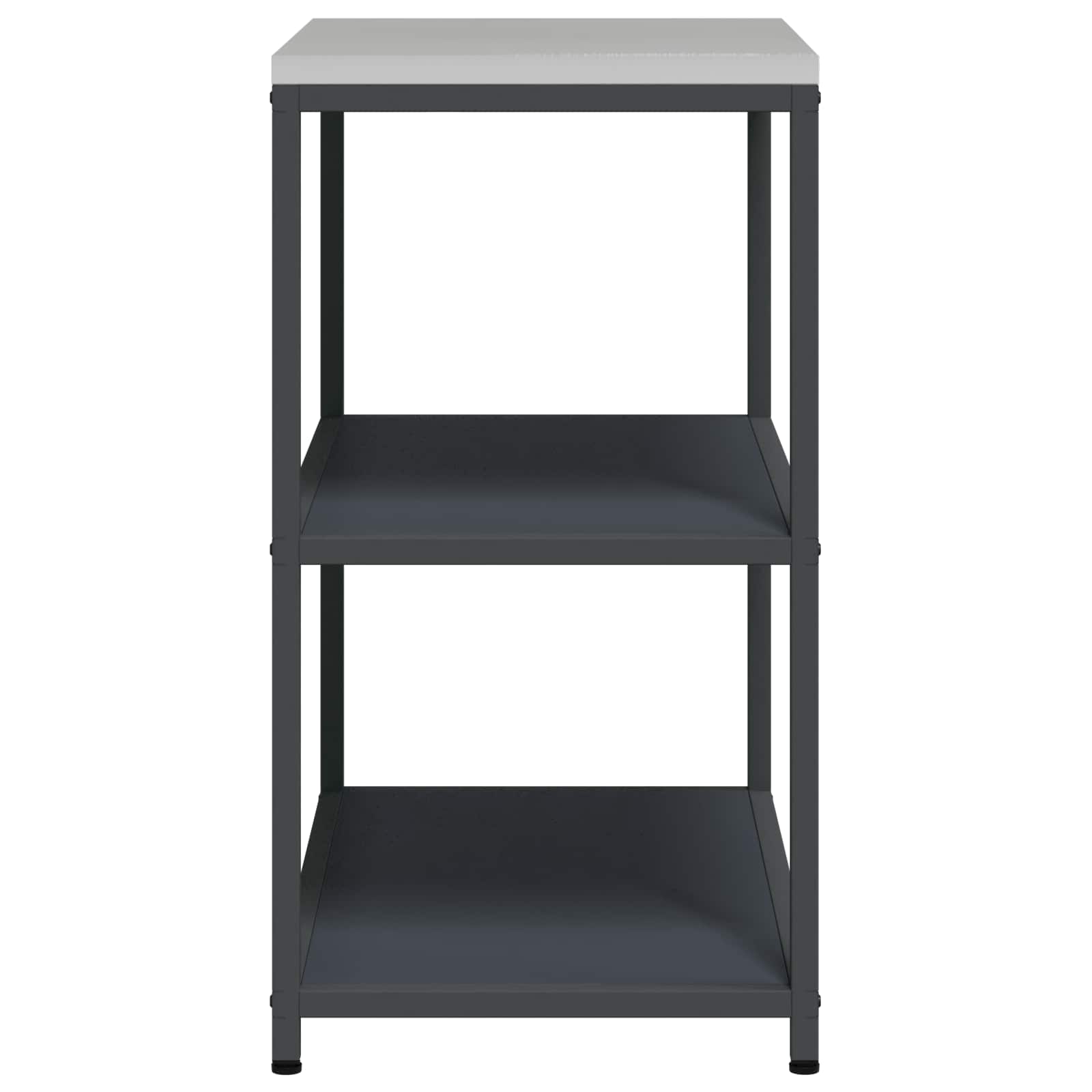 vidaXL Przechowywanie w kuchni HATTEM antracytowy 90 x 50 x 92 cm Stal