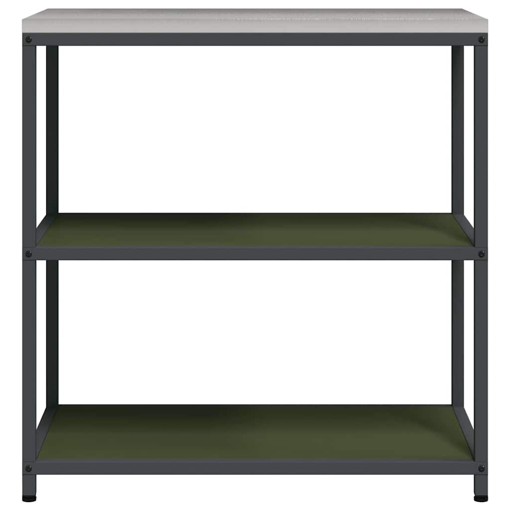vidaXL Przechowywanie w kuchni HATTEM Oliwkowy zielony 90 x 50 x 92 cm