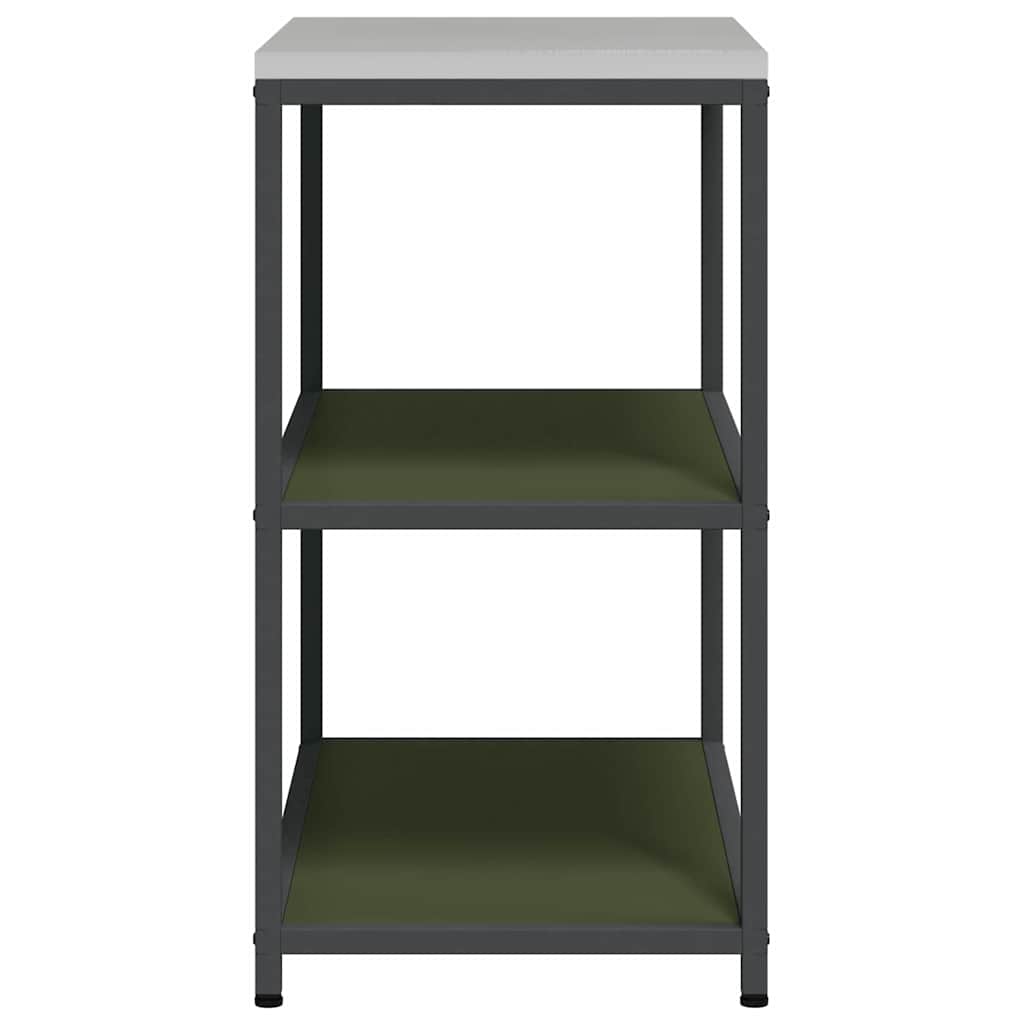 vidaXL Przechowywanie w kuchni HATTEM Oliwkowy zielony 90 x 50 x 92 cm