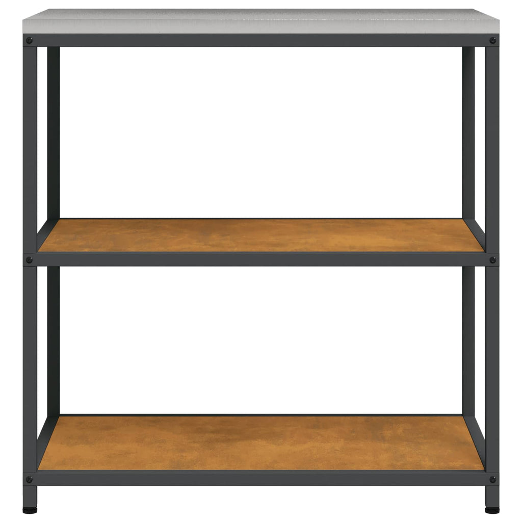 vidaXL Przechowywanie w kuchni HATTEM Rdzawy 90 x 50 x 92 cm Stal