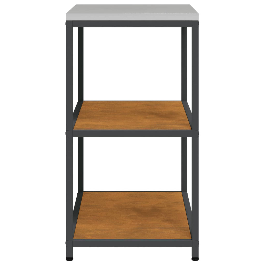 vidaXL Przechowywanie w kuchni HATTEM Rdzawy 90 x 50 x 92 cm Stal