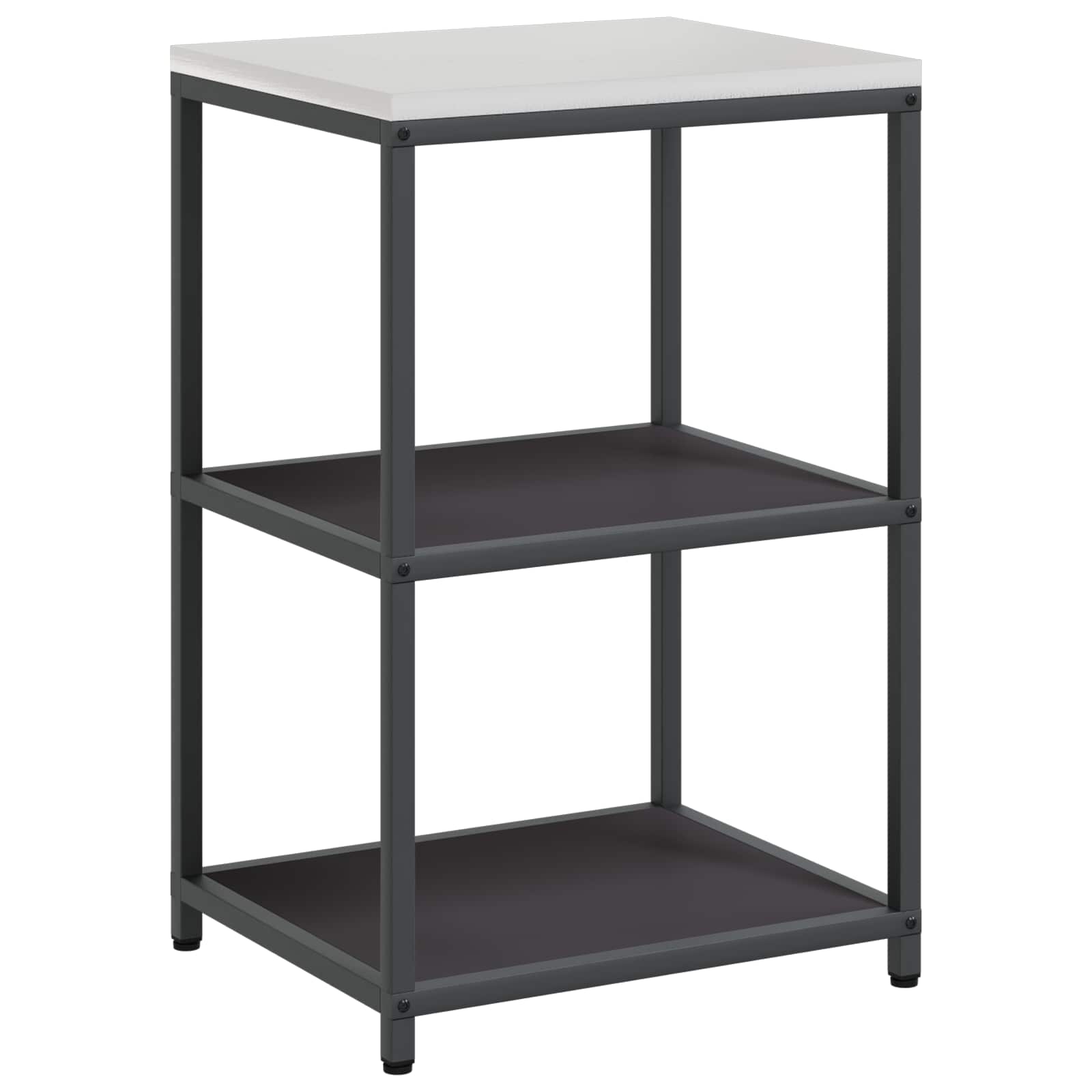 vidaXL Przechowywanie w kuchni HATTEM Czarny 60 x 50 x 92 cm Stal