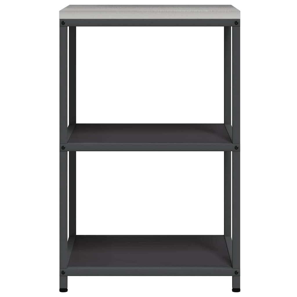 vidaXL Przechowywanie w kuchni HATTEM Czarny 60 x 50 x 92 cm Stal