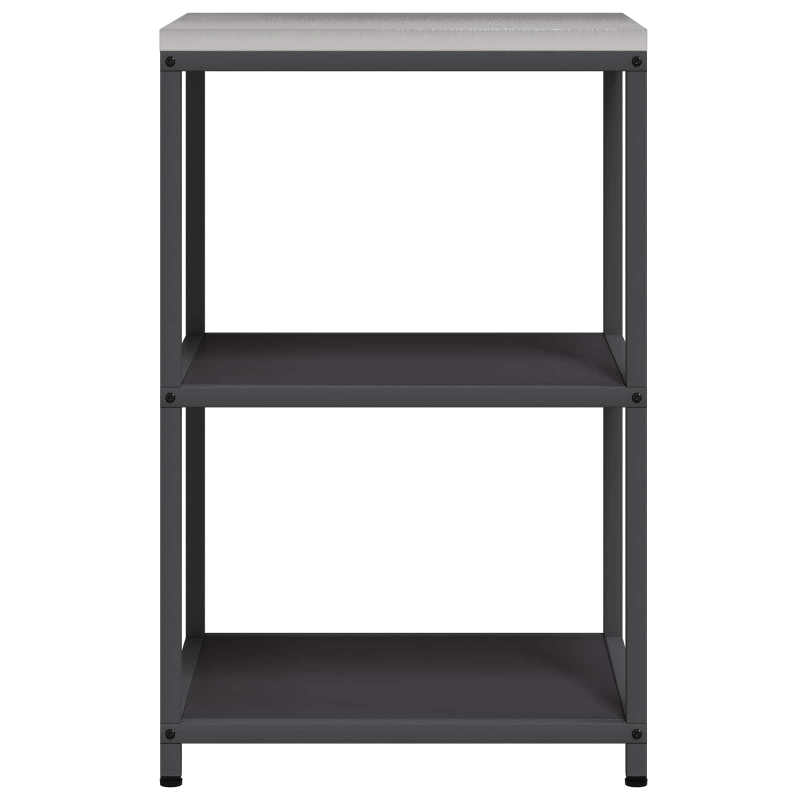vidaXL Przechowywanie w kuchni HATTEM Czarny 60 x 50 x 92 cm Stal