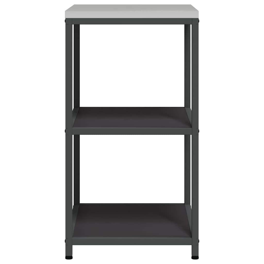 vidaXL Przechowywanie w kuchni HATTEM Czarny 60 x 50 x 92 cm Stal