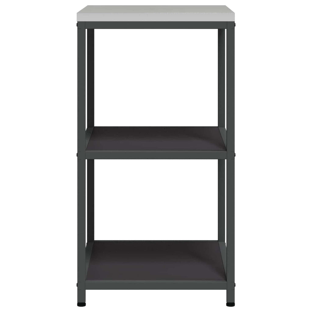 vidaXL Przechowywanie w kuchni HATTEM Czarny 60 x 50 x 92 cm Stal