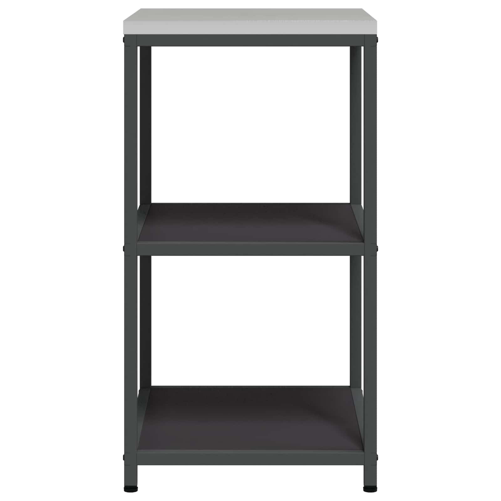 vidaXL Przechowywanie w kuchni HATTEM Czarny 60 x 50 x 92 cm Stal