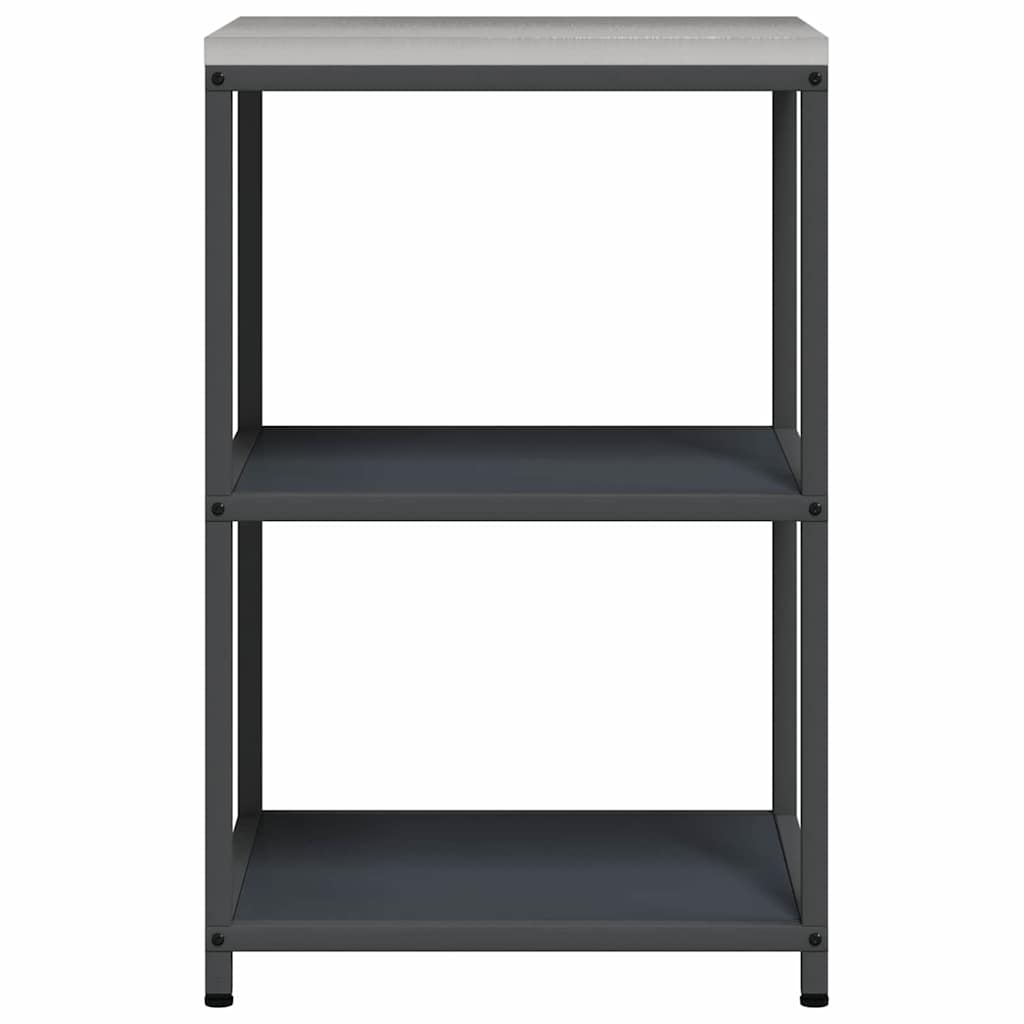 vidaXL Przechowywanie w kuchni HATTEM antracytowy 60 x 50 x 92 cm Stal