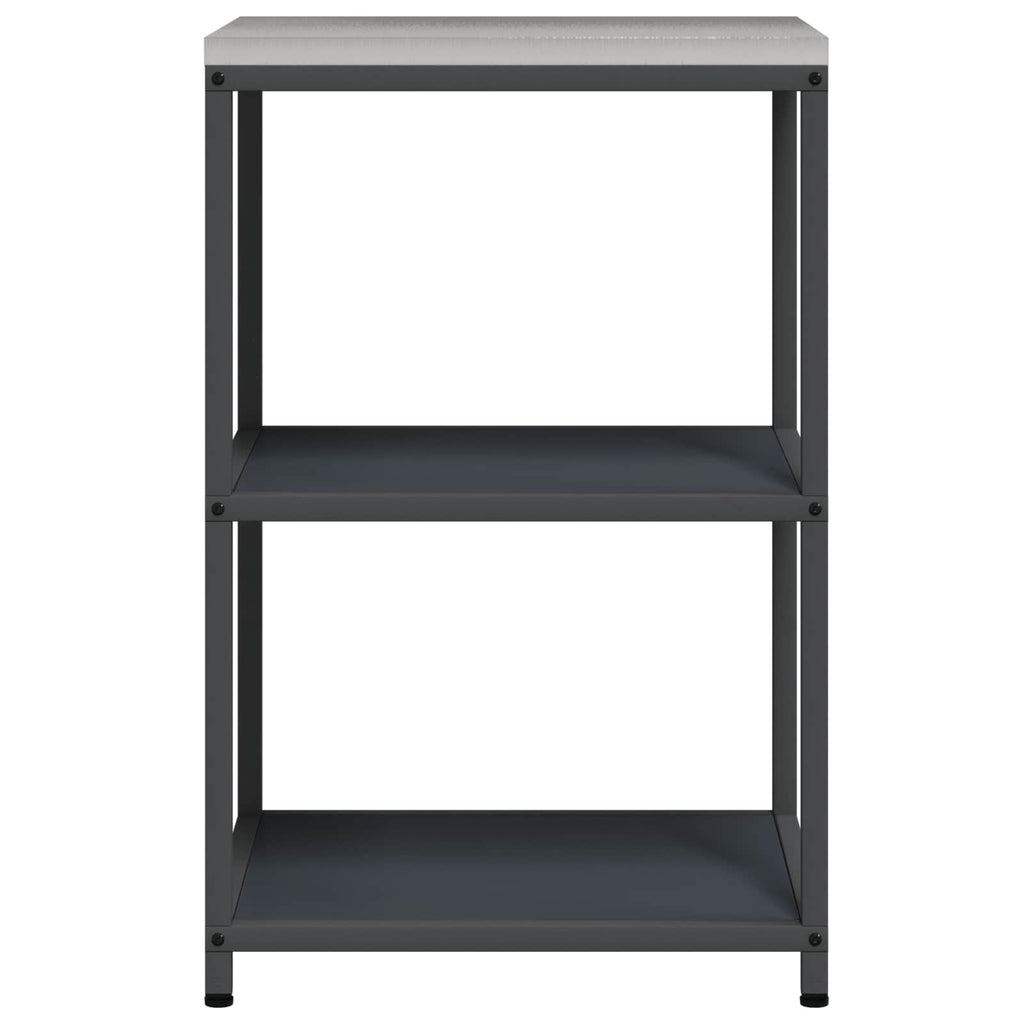 vidaXL Przechowywanie w kuchni HATTEM antracytowy 60 x 50 x 92 cm Stal