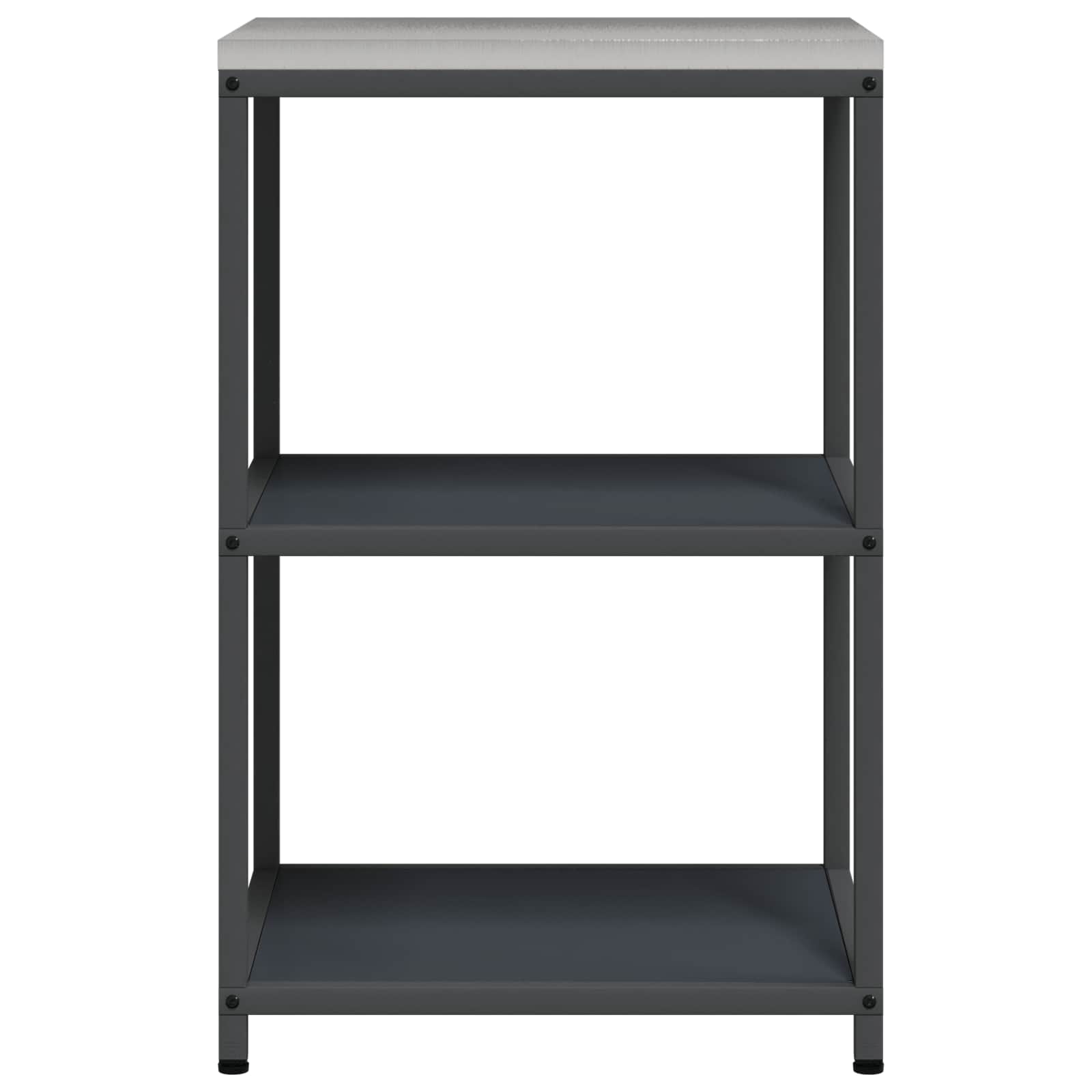 vidaXL Przechowywanie w kuchni HATTEM antracytowy 60 x 50 x 92 cm Stal
