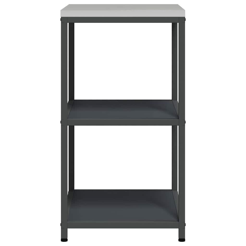 vidaXL Przechowywanie w kuchni HATTEM antracytowy 60 x 50 x 92 cm Stal